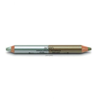 Aden двухцветный карандаш для глаз Green-грeen 4,11гр
